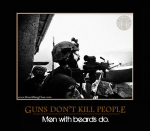 Guns Don't Kill People: Men With Beards Do | Breach Bang Clear