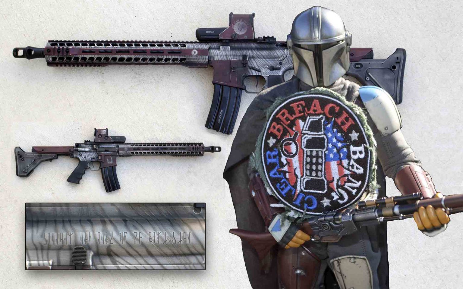 star wars mando blaster