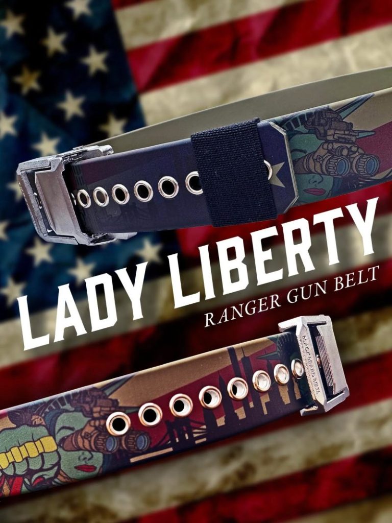 Lady Liberty Black Beard Belts